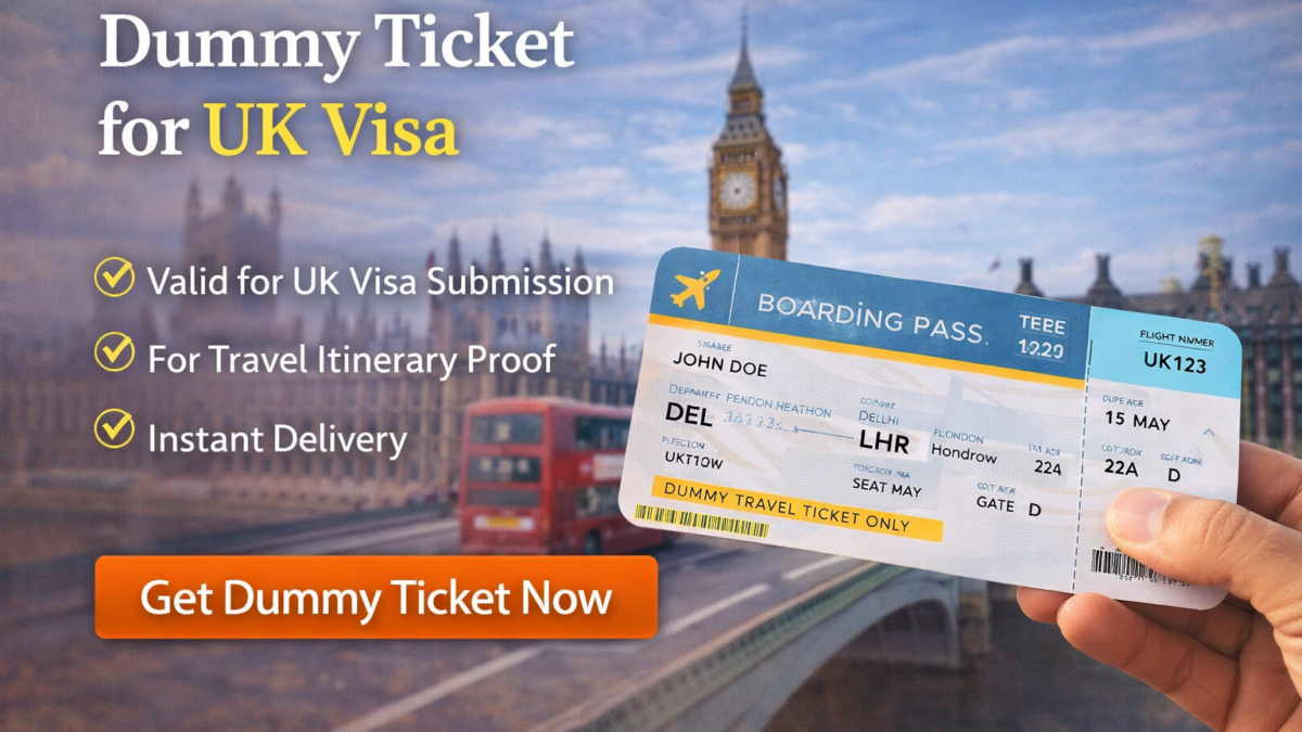 Dummy Ticket for UK Visa