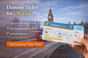 Dummy Ticket for UK Visa