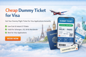 Cheap Dummy Ticket for Visa in India